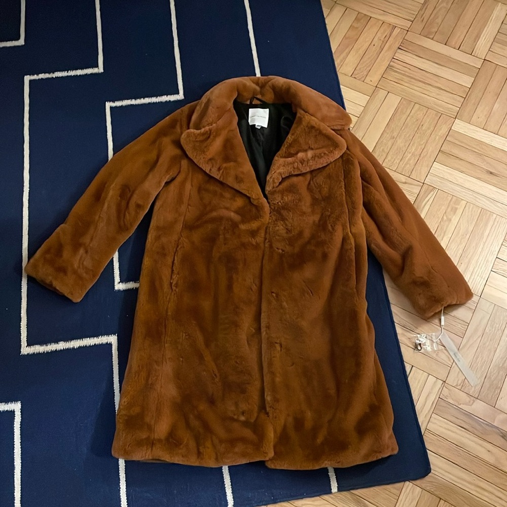 Avec Les Filles faux fur Coat